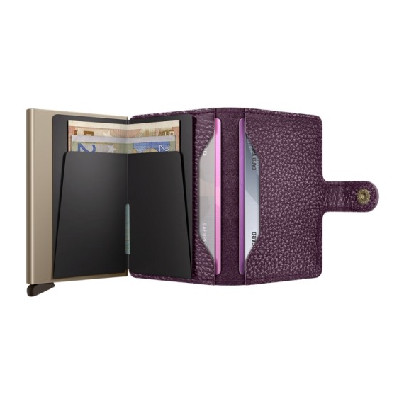 Carteira SECRID Miniwallet Pebble Grape | Ref. 297.MPE-G