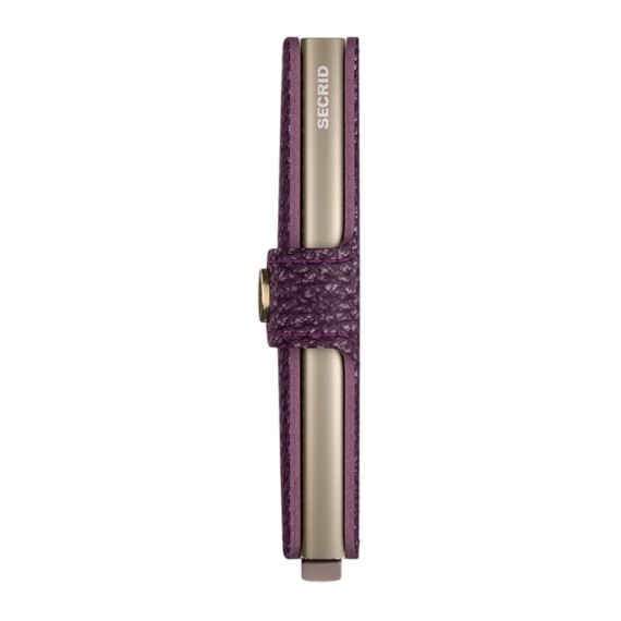 Carteira SECRID Miniwallet Pebble Grape | Ref. 297.MPE-G