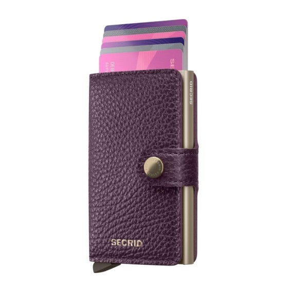 Carteira SECRID Miniwallet Pebble Grape | Ref. 297.MPE-G