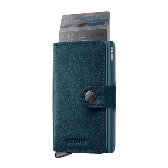 Carteira SECRID Premium Miniwallet Basco Teal + | Ref. 297.MBC-T+