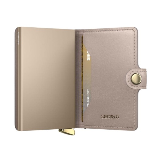 Carteira SECRID Premium Miniwallet Emboss Diamond Chalk + | Ref. 297.MED-C+