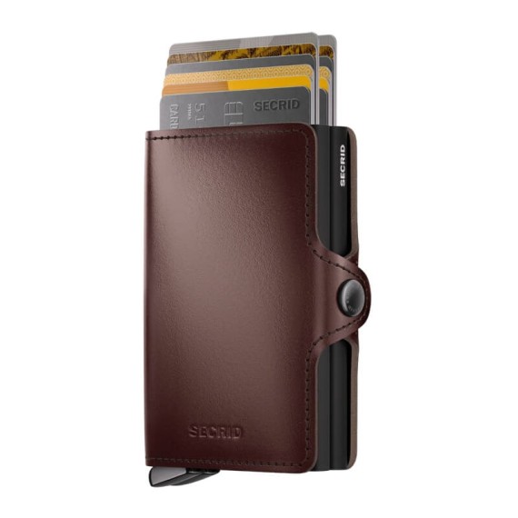 Carteira SECRID Premium Twinwallet Dusk Dark Brown + | Ref. 297.TDU-DB+