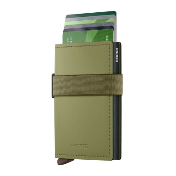 Carteira SECRID Bandwallet Matte Leaf-Khaki | Ref. 297.BMA-LK