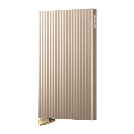 SECRID Porta-Cartões Premium Cardprotector Fluted Cashmere+ | Ref. 297.CFI-C
