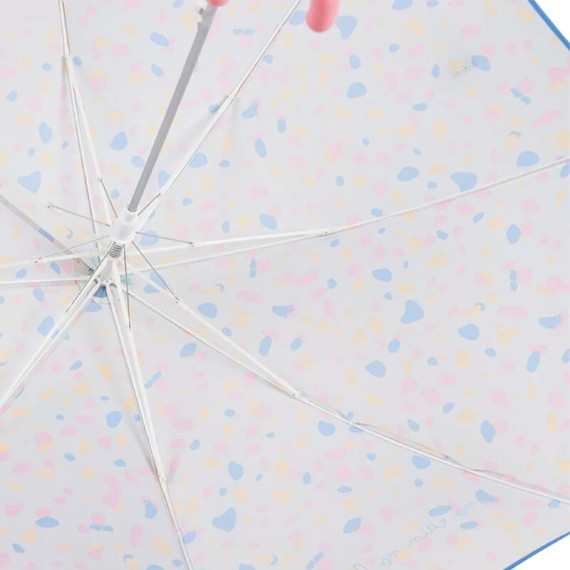 Guarda-Chuva Comprido Manual GOTTA Flower Petals Laranja/Azul | Ref. 104.58227LA