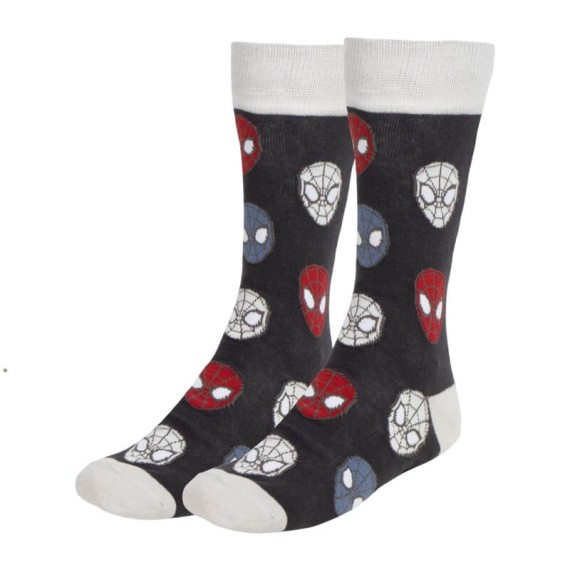 Meias Estampadas MARVEL - 38/45 Cinza | Ref. 299.2900002412