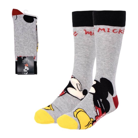 Meias Estampadas MINNIE - Nº 36/43 Cinza | Ref. 299.2900002551