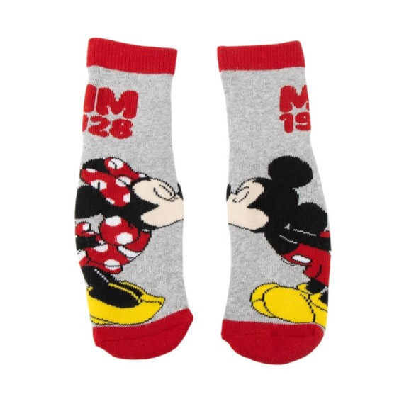 Pack 2 Pares de Meias Antiderrapantes MINNIE - Nº 31/34 Vermelho | Ref. 2900002974L