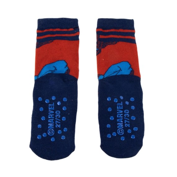 Pack 2 Pares de Meias Antiderrapantes SPIDERMAN - Nº 27/30 Azul/Vermelho | Ref. 299.2900002977M