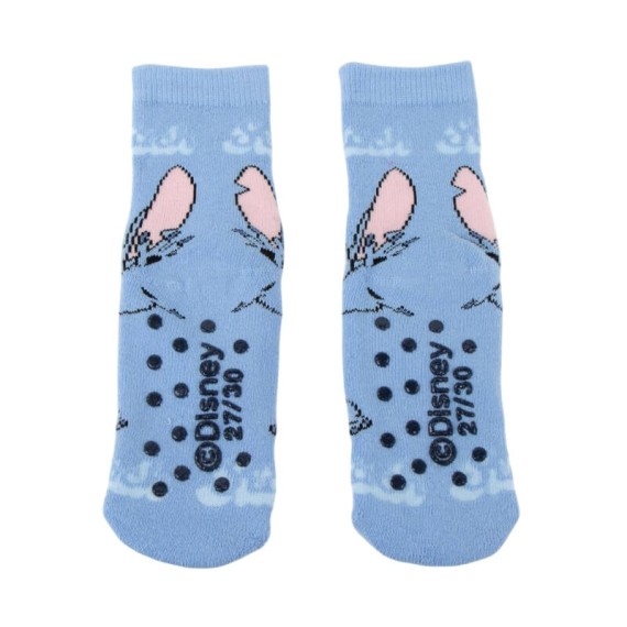 Pack 2 Pares de Meias Antiderrapantes STITCH - Nº 27/30 Azul | Ref. 299.2900002978S