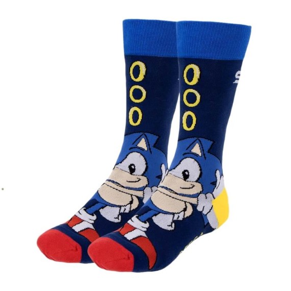 Pack de 3 Meias Estampadas SONIC - 35/41 Azul | Ref. 299.2900001945