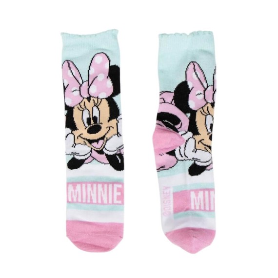 Pack 4 Pares de Meias Estampadas MINNIE - Nº 31/34 Rosa | Ref. 299.2900002306L