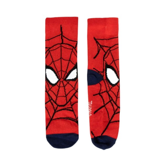 Pack 4 Pares de Meias Estampadas SPIDERMAN - Nº 31/34 Vermelho/Azul | Ref. 299.2900002311L