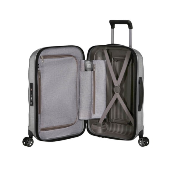 SAMSONITE Mala Cabine / Trolley 55cm 4R Exp C-Lite LTD Alumínio | Ref. 92.141368-1004