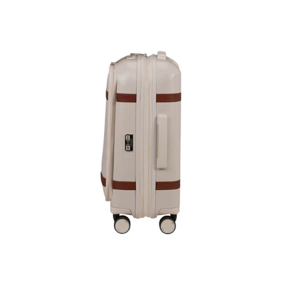 SAMSONITE Mala de Cabine 55cm 4R Exp Image Easy Access Marfim | Ref. 92.154691-1451
