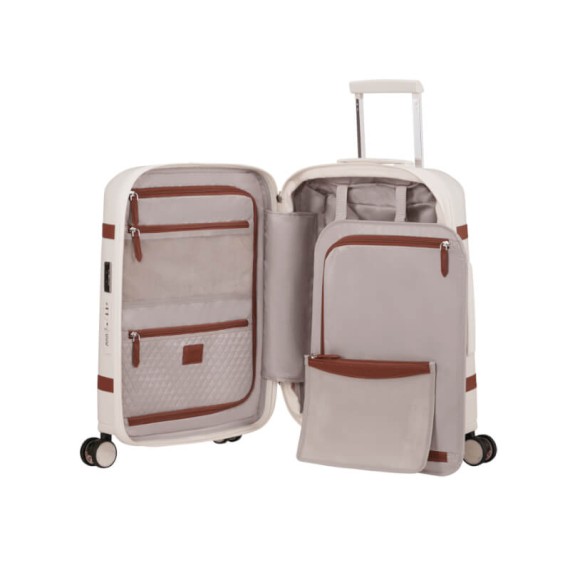 SAMSONITE Mala de Cabine 55cm 4R Exp Image Easy Access Marfim | Ref. 92.154691-1451