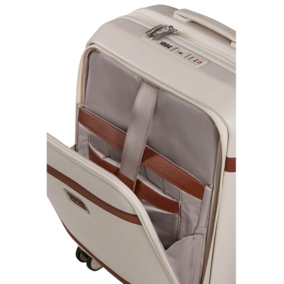 SAMSONITE Mala de Cabine 55cm 4R Exp Image Easy Access Marfim | Ref. 92.154691-1451