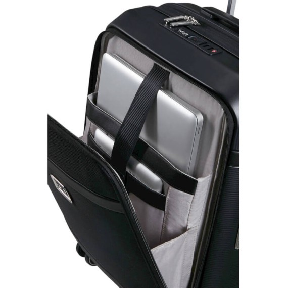 SAMSONITE Mala de Cabine 55cm 4R Exp Image Easy Access Preta | Ref. 92.154691-1041