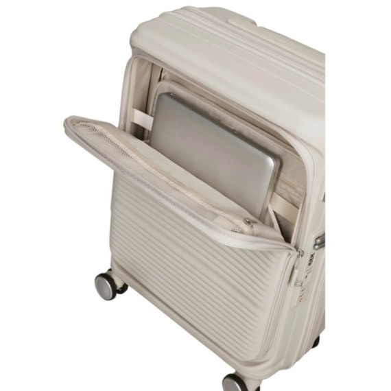 SAMSONITE Mala Cabine / Trolley 55cm 4R Exp Paralux Cinza Pedra | Ref. 92.156523-1830