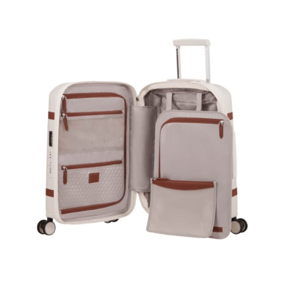 SAMSONITE Mala de Cabine / Trolley 55cm 4R Exp. Image Marfim | Ref. 92.154688-1451