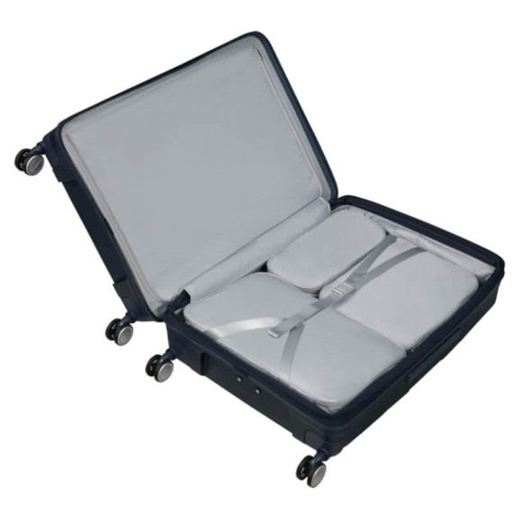 SAMSONITE Mala de Viagem Grande 75cm 4R Exp Paralux Azul Escuro | Ref. 92.156526-1552