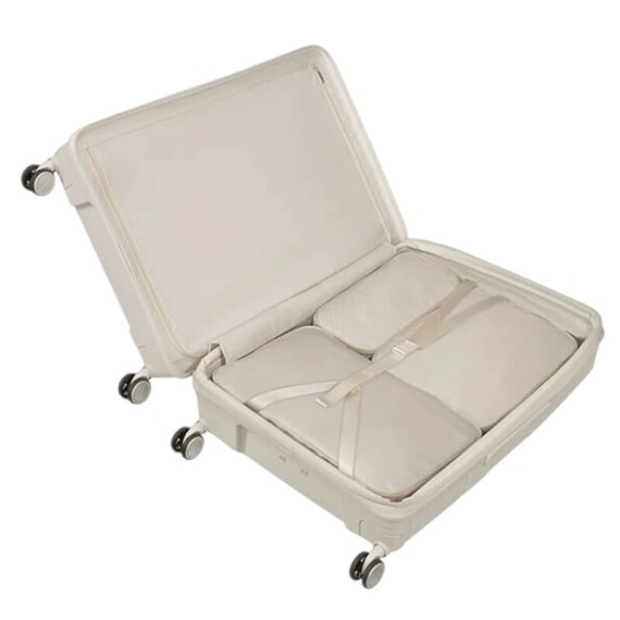 SAMSONITE Mala de Viagem Grande 75cm 4R Exp Paralux Cinza Pedra | Ref. 92.156526-1830