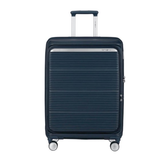 SAMSONITE Mala de Viagem Média 67cm 4R Exp Paralux Azul Escuro | Ref. 92.156525-1552