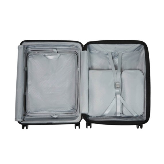 SAMSONITE Mala de Viagem Média 67cm 4R Exp Paralux Preta | Ref. 92.156525-1041