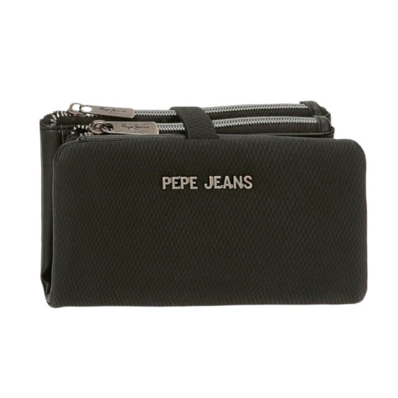 Carteira c/ Porta-Moedas Removível PEPE JEANS Gala Preta | Ref. 186.7248341