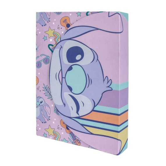 Conjunto de Papelaria STITCH Lilás | Ref. 299.2700001199