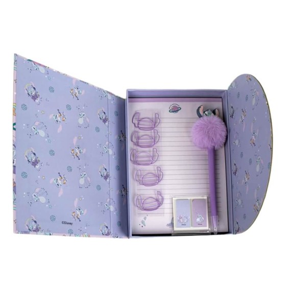 Conjunto de Papelaria STITCH Lilás | Ref. 299.2700001199