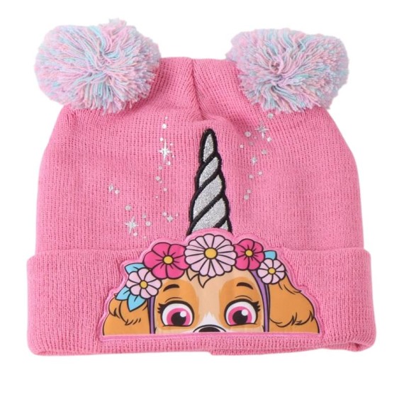 Conjunto Gorro, Luvas e Cachecol PAW PATROL Rosa | Ref. 299.2200010581