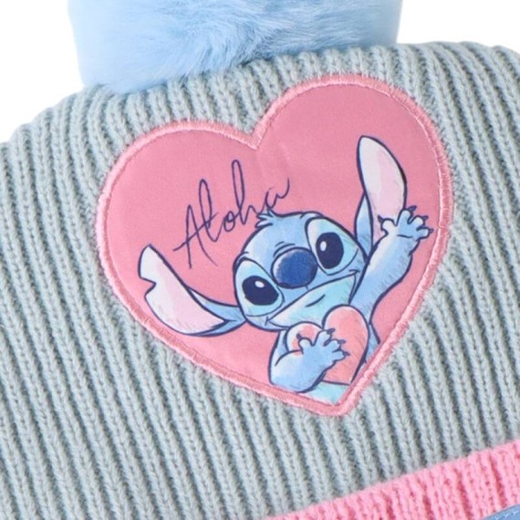 Conjunto Gorro, Luvas e Cachecol STITCH 2200010586 Verde | Ref. 299.2200010586