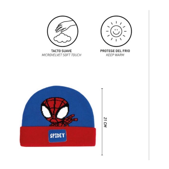 Gorro de Criança SPIDEY Azul/Vermelho | Ref. 299.2100010240