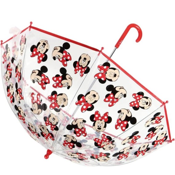 Guarda-Chuva Manual 45/8 MINNIE Transparente | Ref. 299.2400000512