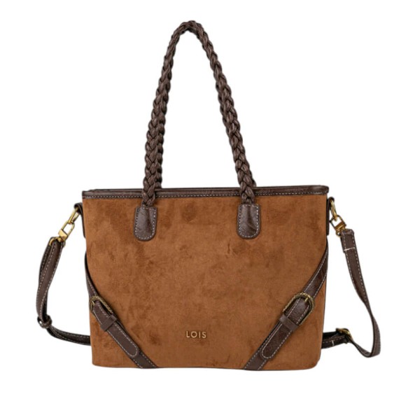 Mala de Mão c/ Tiracolo LOIS Alhambra Castanha | Ref. 237.32754101