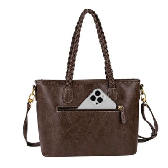 Mala de Mão c/ Tiracolo LOIS Alhambra Castanha | Ref. 237.32754101