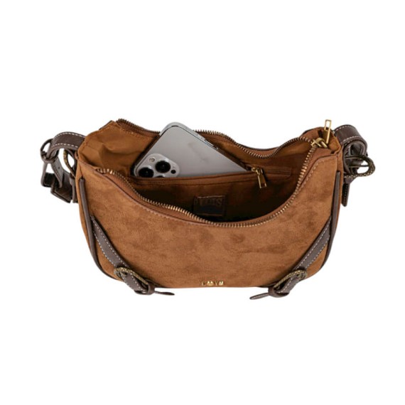 Mala de Ombro LOIS Alhambra Castanha | Ref. 237.32757801