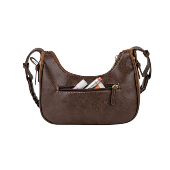 Mala de Ombro LOIS Alhambra Castanha | Ref. 237.32757801