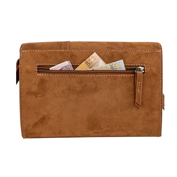 Mala de Tiracolo c/ Pala LOIS Deerfield Castanha | Ref. 237.32767801