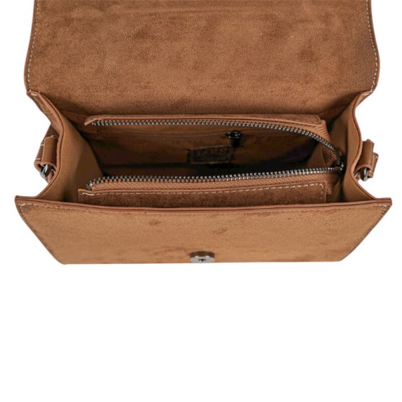 Mala de Tiracolo c/ Pala LOIS Deerfield Castanha | Ref. 237.32767801