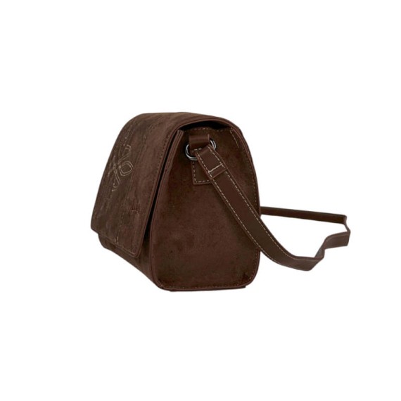 Mala de Tiracolo c/ Pala LOIS Deerfield Castanho Escuro | Ref. 237.32767804