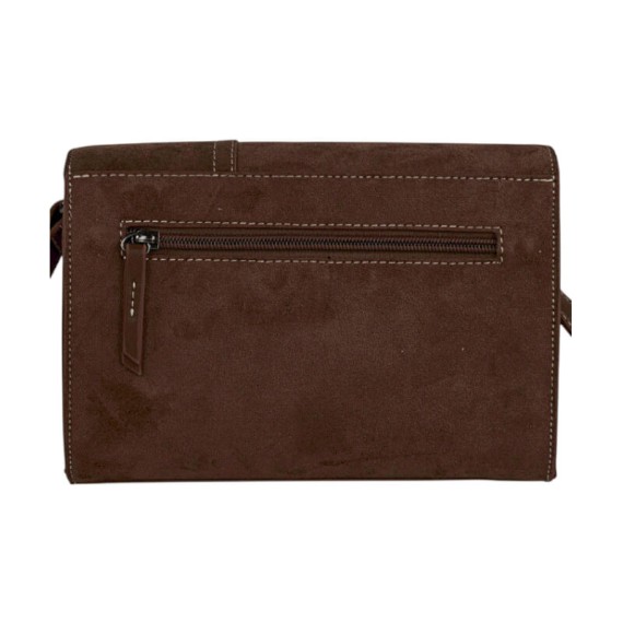 Mala de Tiracolo c/ Pala LOIS Deerfield Castanho Escuro | Ref. 237.32767804