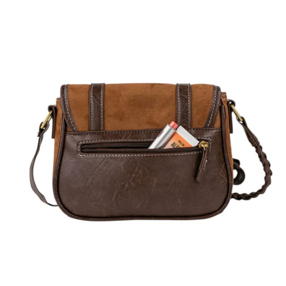 Mala de Tiracolo LOIS Alhambra Castanha | Ref. 237.32758501