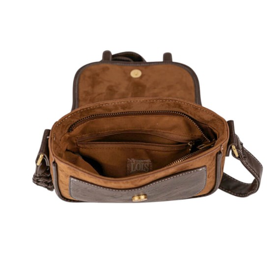 Mala de Tiracolo LOIS Alhambra Castanha | Ref. 237.32758501
