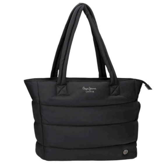 Saco de Ombro p/ Portátil / Tablet PEPE JEANS Aura Preto | Ref. 186.7217541