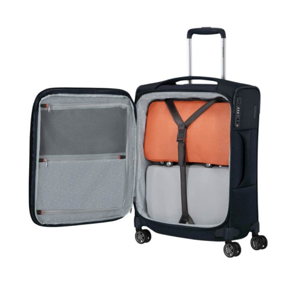 SAMSONITE Mala de Cabine 55cm 4R Exp Re-Lite Azul Escuro | Ref. 92.154966-1549