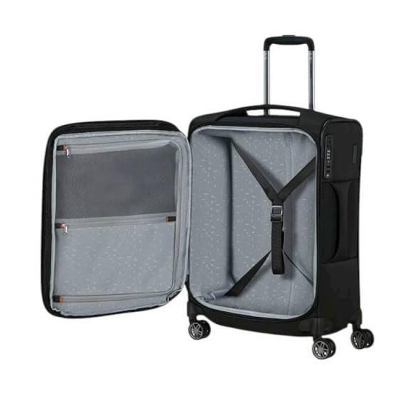SAMSONITE Mala de Cabine 55cm 4R Exp Re-Lite Preta | Ref. 92.154966-1041 SAMSONITE Mala de Cabine 55cm 4R Exp Re-Lite Preta | Ref. 92.154966-1041