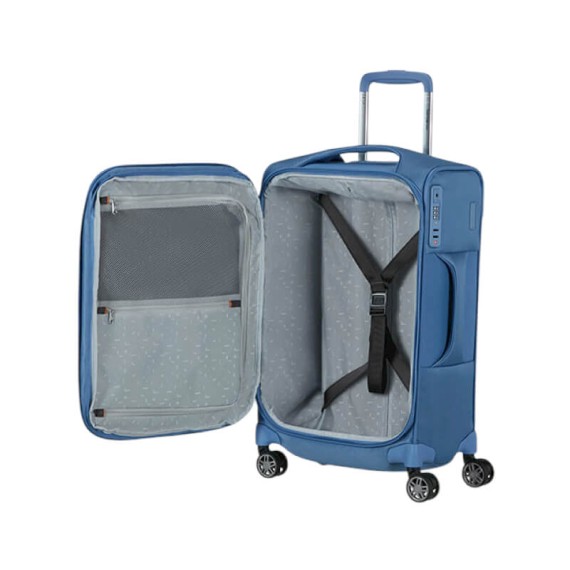 SAMSONITE Mala de Cabine 55x35cm 4R Exp Re-Lite Azul Carpi | Ref. 92.156269-6187