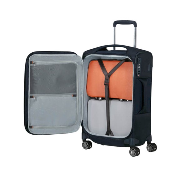 SAMSONITE Mala de Cabine 55x35cm 4R Exp Re-Lite Azul Escuro | Ref. 92.156269-1549